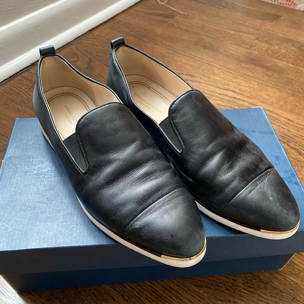 Gently worn Cole Haan womens slip on shoes